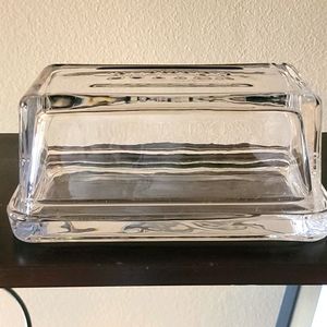 Hearth & Hand Glass Butter Dish